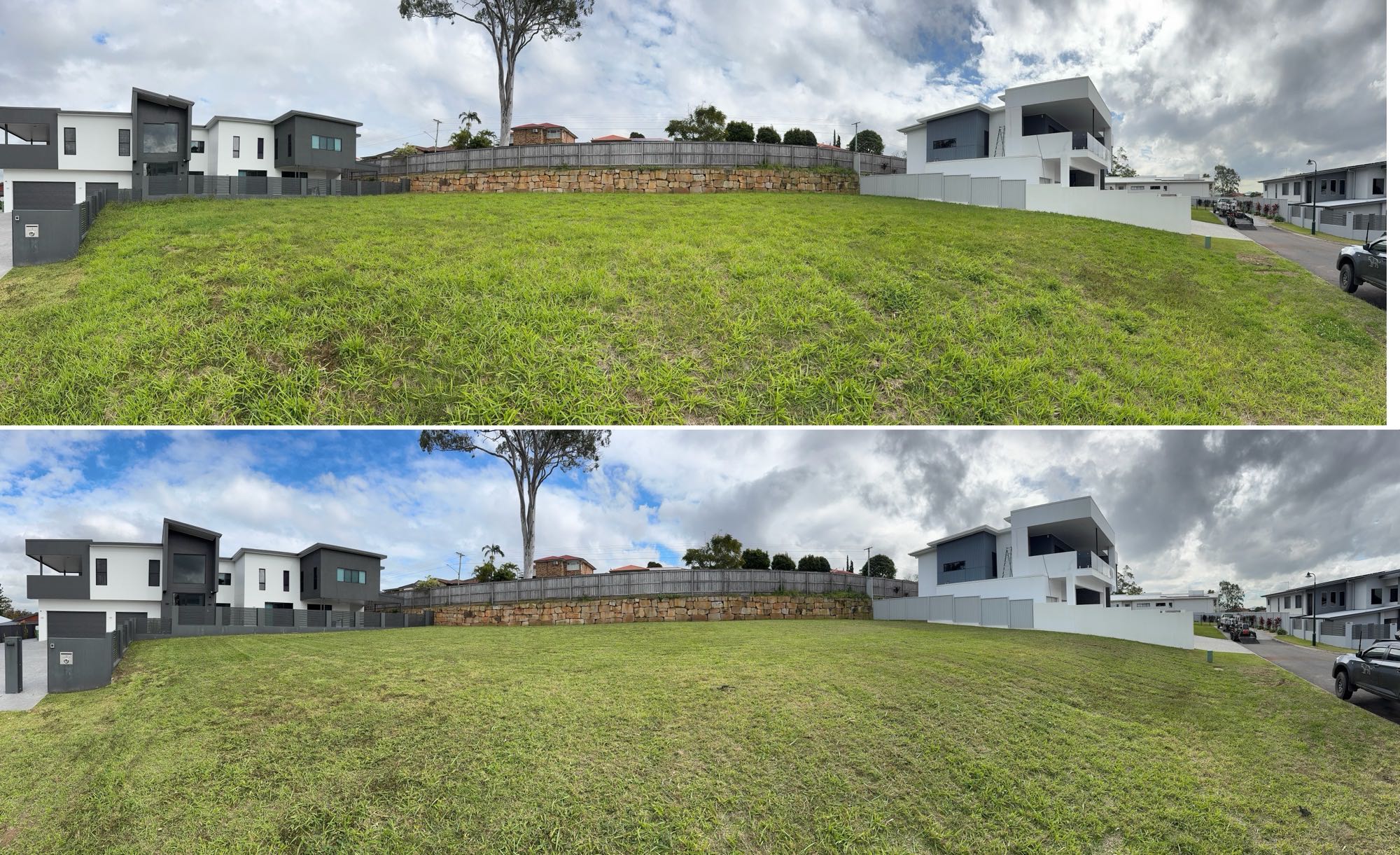 Vacant land clearing and mowing transformation