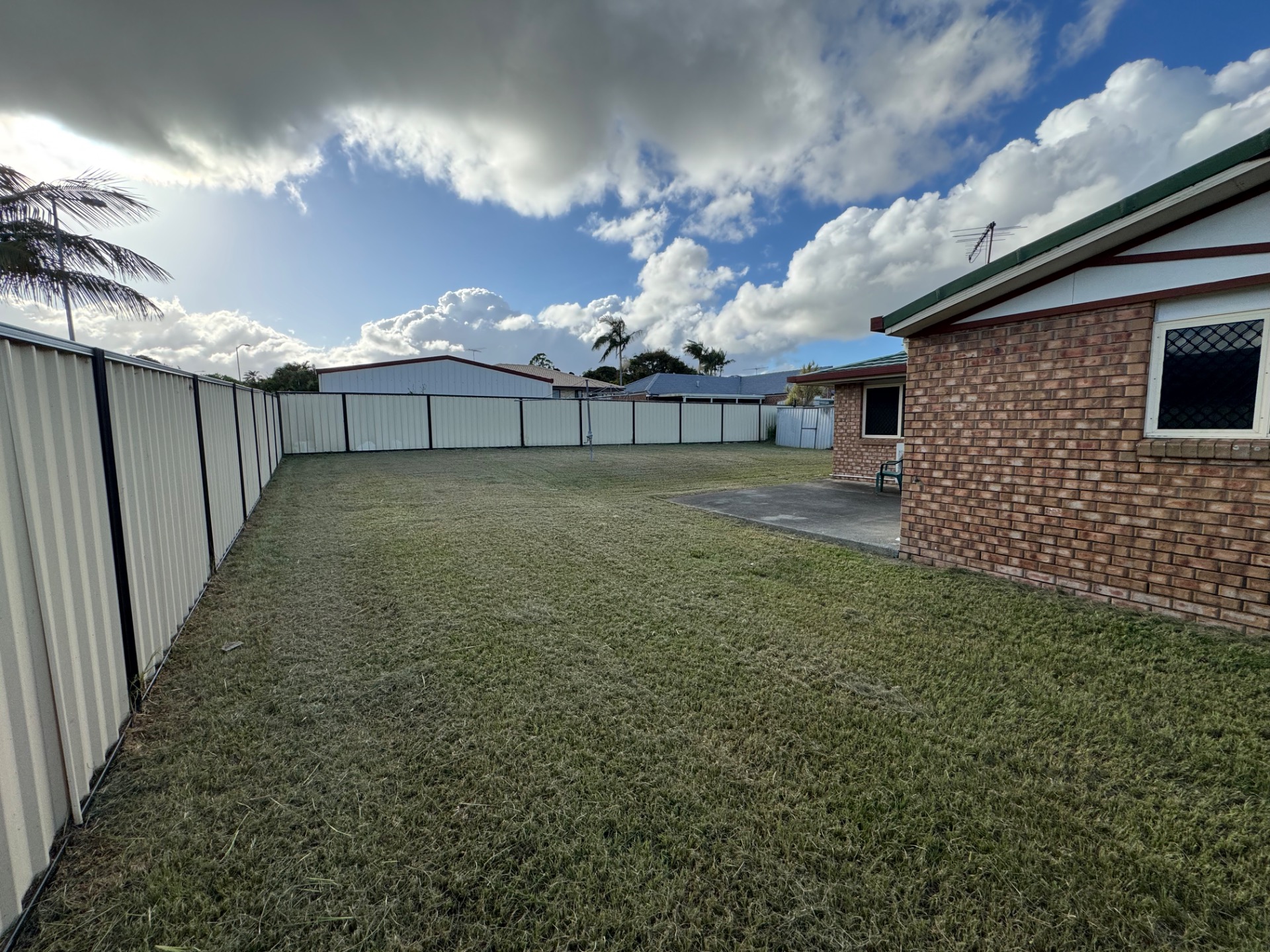 After: Garden transformation - before and after comparison
