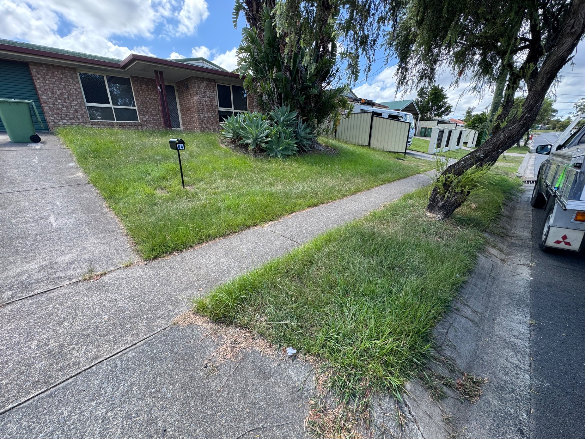 Thumbnail before: Garden transformation - before and after comparison